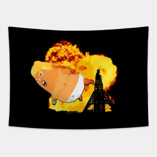 Trumpenburg Disaster Baby Trump Tapestry