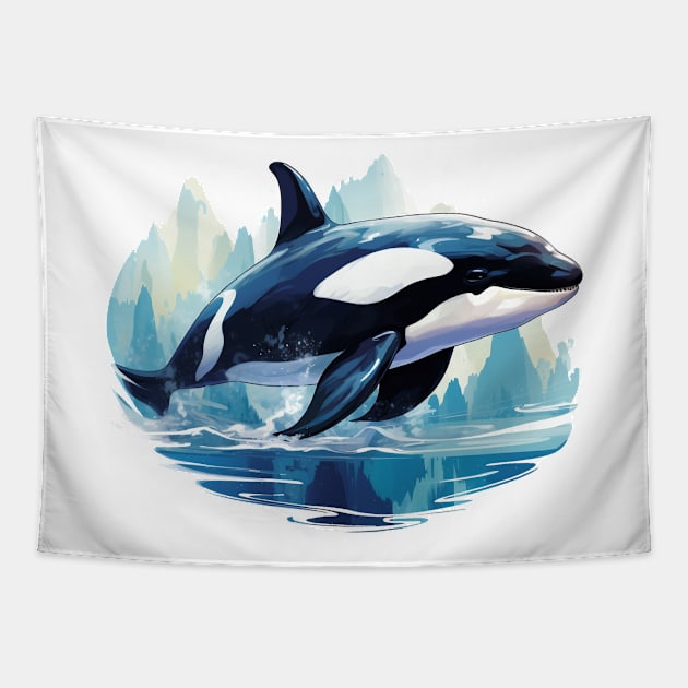 Orca Killerwhale Tapestry by zooleisurelife