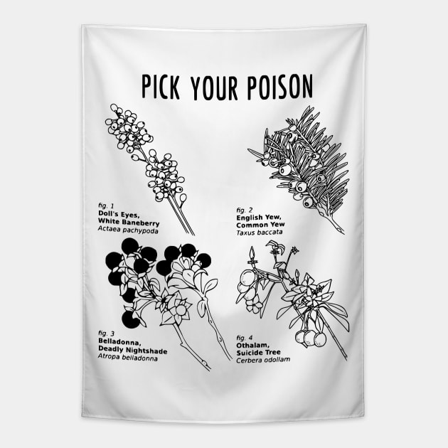 Pick Your Poison Tapestry by prettyinpunk