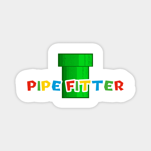 Pipe Fitter Magnet by DarkwingDave