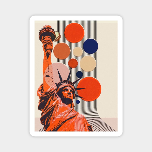 Lady Liberty 2 Magnet by ConradGarner