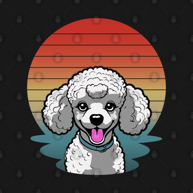 cute poodle dog enthusiasts breeds dog by greatnessprint