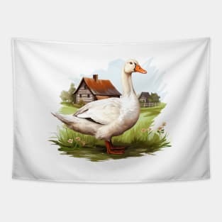 White Goose Tapestry