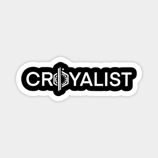 Croyalist (white) Magnet