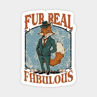 Fur Real I'm Fantastic Fox Magnet
