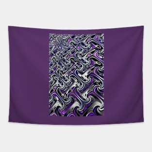 purple abstract pattern Tapestry