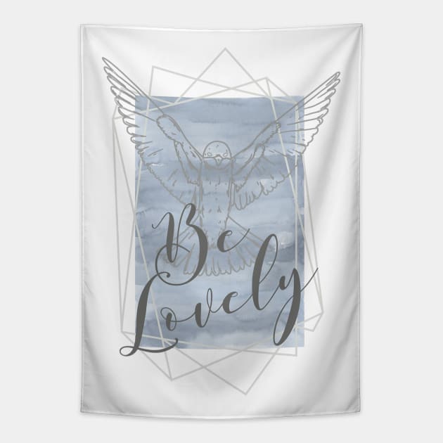 Be Lovely Tapestry by NJORDUR