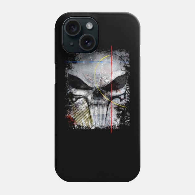 Abstract Skull Phone Case by asaiphoto