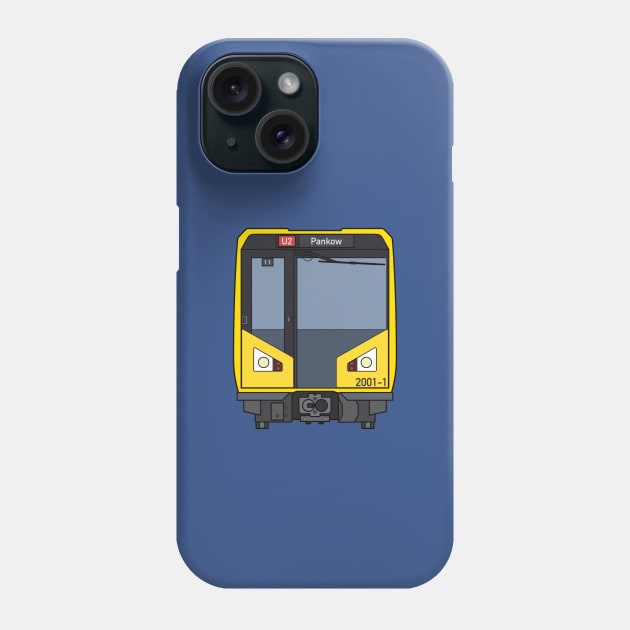 Berlin Metro Train Phone Case by charlie-care