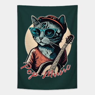 Pop Musician Cat Tapestry