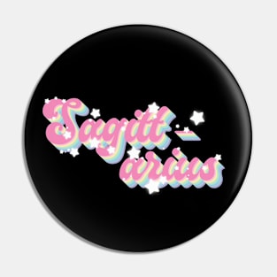 Groovy Sagittarius Pin