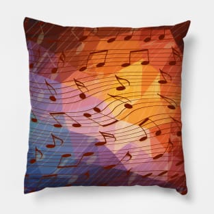 Music notes Pillow