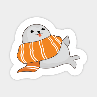 Seal with Scarf Magnet