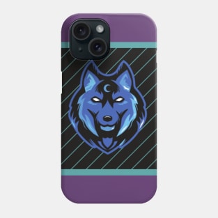 wolf gamer illustration Phone Case