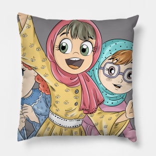 BFF girls Pillow