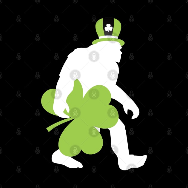 Bigfoot Irish Shamrock by crackstudiodsgn