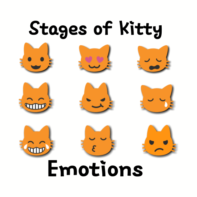 Stages of Kitty Emotions by AlondraHanley