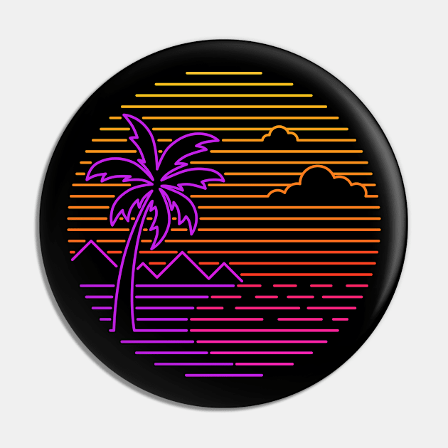 Sunrise Summer Pin by Sachpica