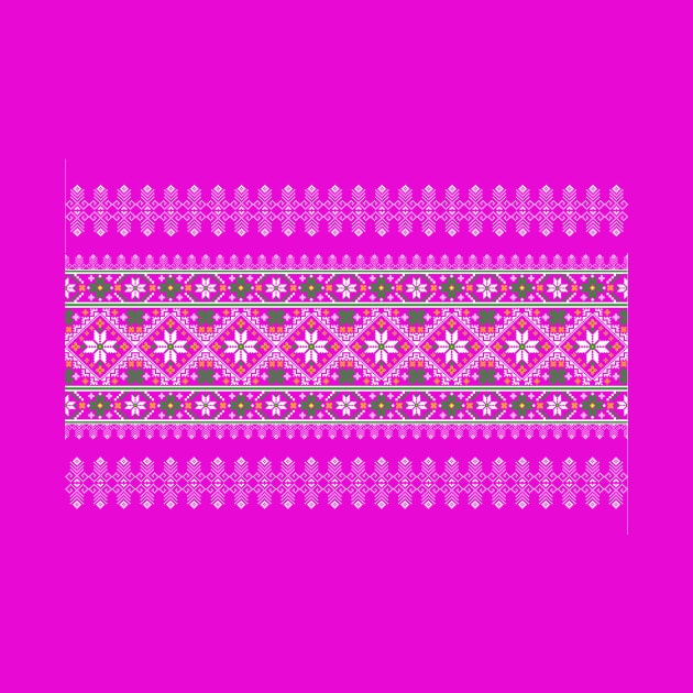 beautiful flower pattern pink background by noke pattern