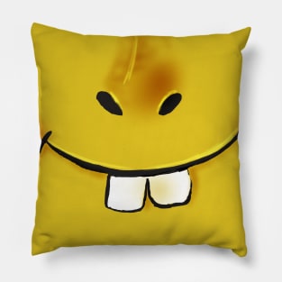 Toothy smile Pillow