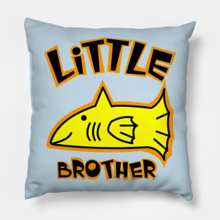 Little Brother Yellow Fish Pillow