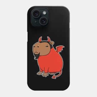 Capybara Devil Costume Phone Case