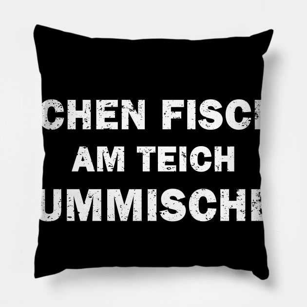 Angelhut Angelmütze Angeln Spruch Fischen Rute Pillow by FindYourFavouriteDesign