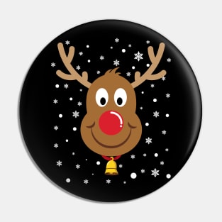 'CHRISTMAS REINDEER' Cool Snowflakes Costume Pin