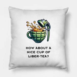 Helldivers 2 - Cup of Libertea Pillow