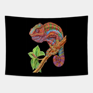 Panther Chameleon Tapestry