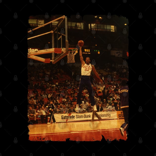 Larry Nance - Vintage Design Of Basketball by JULIAN AKBAR PROJECT