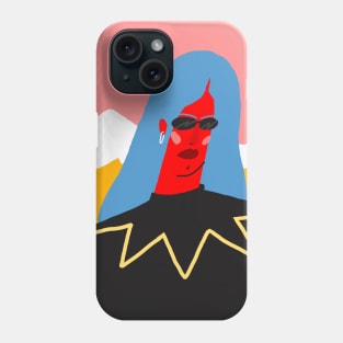 Blue Hair Phone Case