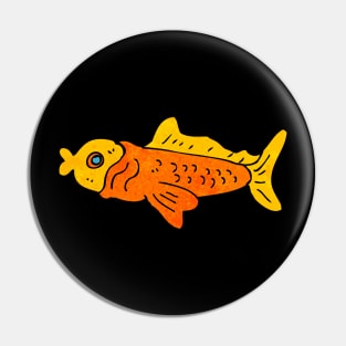 gold fish Pin