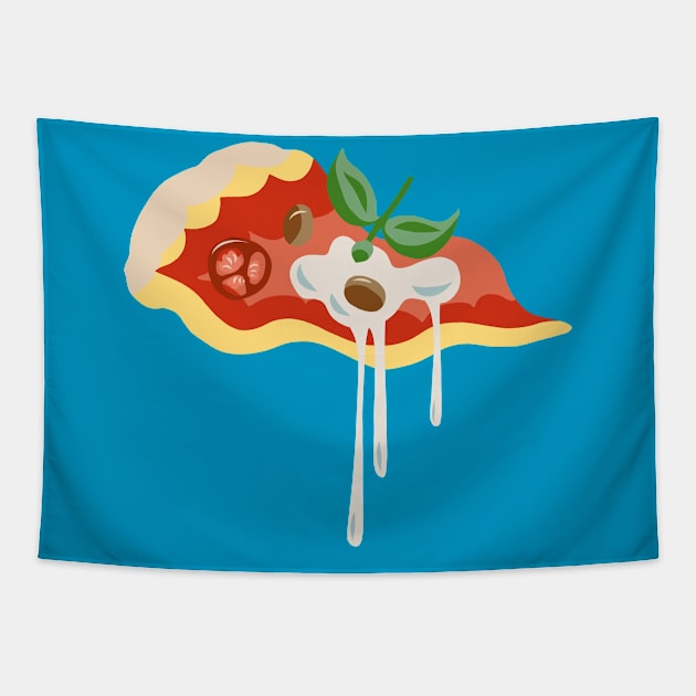 Pizza slice Tapestry by Rebelform