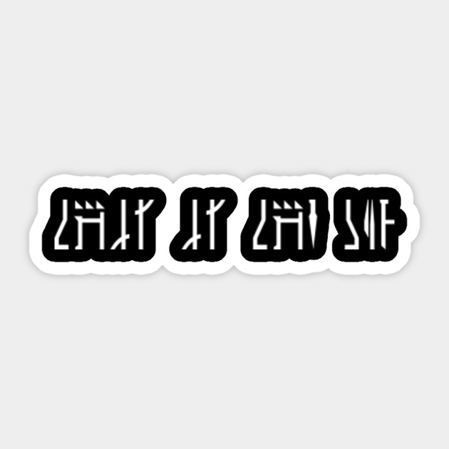 This Is The Way White Mandalorian This Is The Way Mandalorian Sticker Teepublic