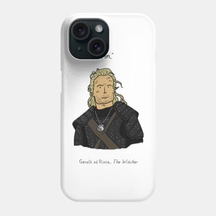 The Witcher, Geralt of Rivia, hm Phone Case