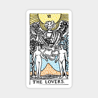 Modern Tarot Design - 6 The Lovers Magnet