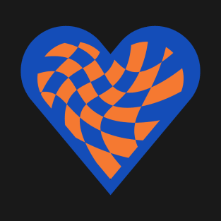 Aesthetic Checkered Heart T-Shirt