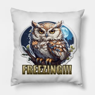 OWL FREEZING DESIGN Pillow