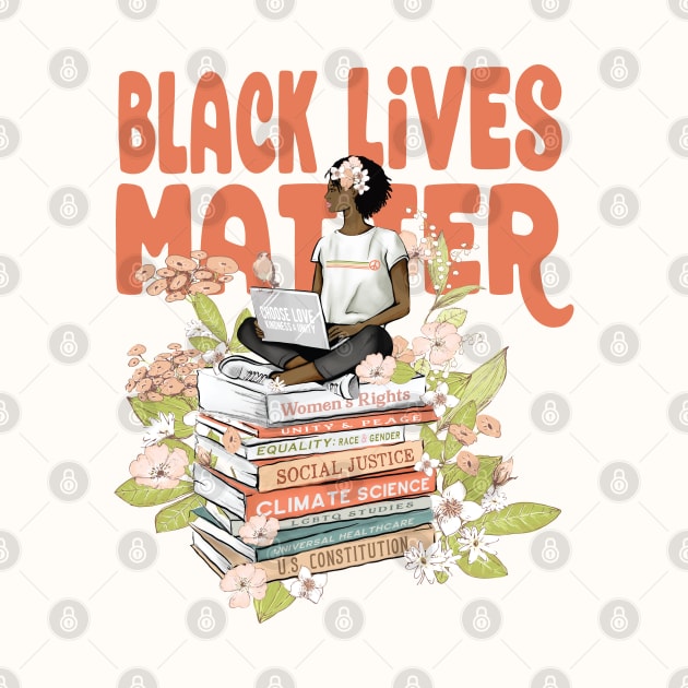 Black Lives Matter - Woman Power by Jitterfly