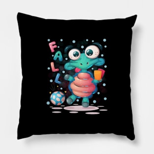 FALL FUNNY TURTLE Pillow