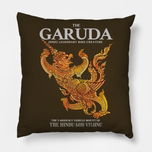 The Garuda Mural Painting Pillow