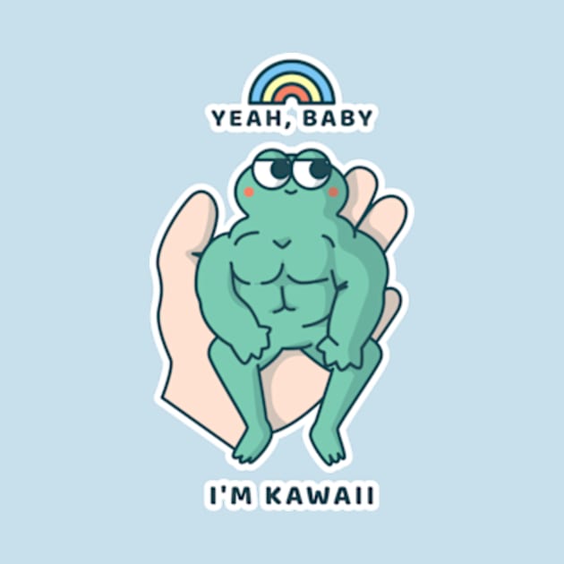 Anime kawaii frog by Legendary Skins Tees