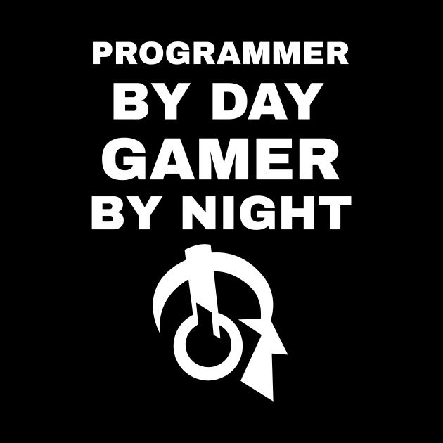 Programmer By Day Gamer By Night by fromherotozero