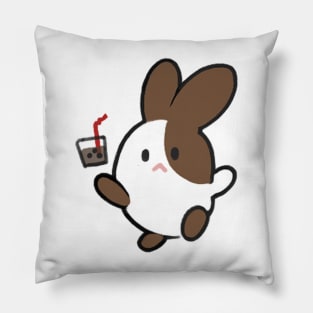 brown sugar rabbit Pillow