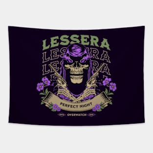 Lessera Le sserafim perfect night typography graphic fearnot | Morcaworks Tapestry