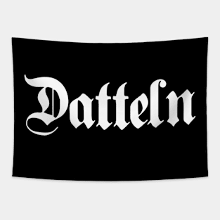 Datteln written with gothic font Tapestry