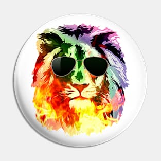 Cool Lion Pin