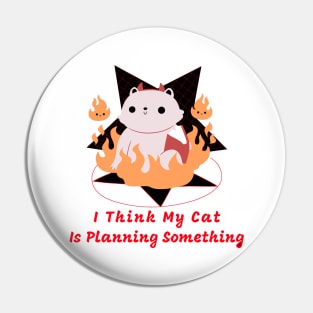 Demon Cat Pin