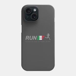 Run for life Italy Phone Case